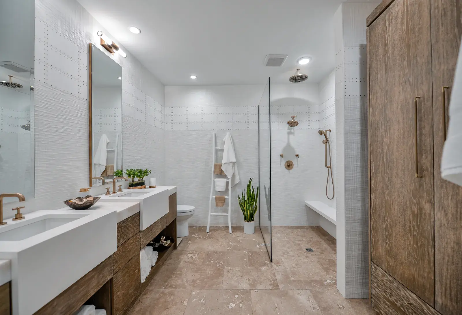 A Modern Spa Bathroom in Longmont